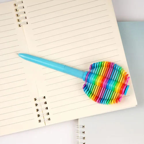 Miniatura 5 de 3 bolígrafos para ansiedad, descompresión, escritura multifunción, bolígrafos multicolor para juguetes de escritorio de oficina, regalos novedosos