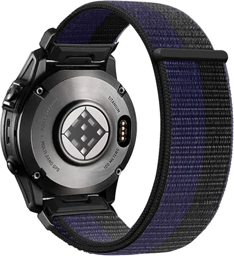 Correa de reloj de nailon Quickfit de 0.787 in para Garmin Fenix 8 1.693 in, Fenix 6s, Fenix 5s, Epix Pro Gen 2 1.654 in, Approach S70 1.654 in -
