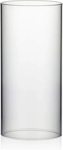 Miniatura 31 de WGVI Funda para portavelas Hurricane, ancho de 2 pulgadas, altura de 12 pulgadas, portavelas cilíndrico de vidrio transparente, tubo de chimenea