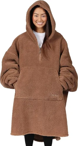 Miniatura 34 de THE COMFY Teddy Bear From Shark Tank Patented Zipper Oversized Sherpa Wearable Blanket Hoodie Gift for Women & Men