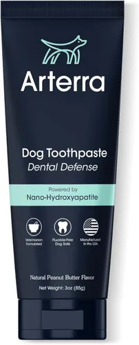 Pasta de dientes remineralizante para perros, grado veterinario, con nano-hidroxiapatita, revierte la caries en etapa temprana, limpia los dientes,