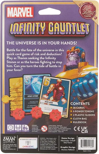 Miniatura 4 de Infinity Gauntlet: A Love Letter - Juego de cartas Save The Universe from Thanos! Juego de estrategia para niños y adultos ambientado en el universo