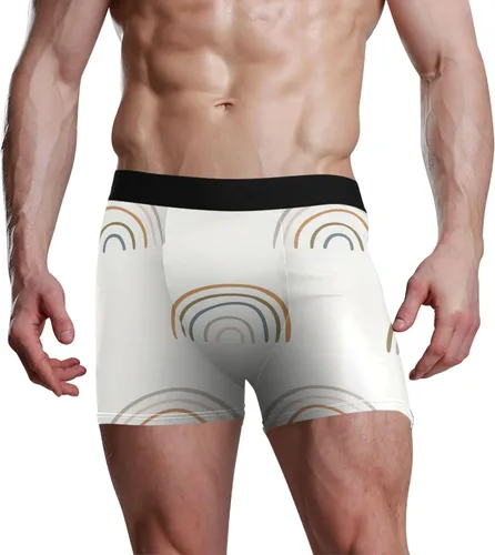 Miniatura 5 de CHIFIGNO Meadow Wildflower Boho Bamboo Fiber and Spandex Trunk Underwear Men, Soft and Breathable, S