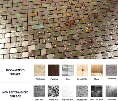 Miniatura 5 de XUANINY Azulejos de protección contra salpicaduras para despegar y pegar, adhesivo de aluminio autoadhesivo para decoración de pared de cocina