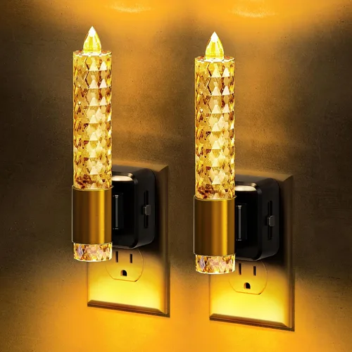 Miniatura 11 de L LOHAS LED Night Lights Plug into Wall, Acrylic Bubble Night Light,Dimmable Nightlight with 0-100 LM, 3000K Plug in Night Light with Dusk to Dawn