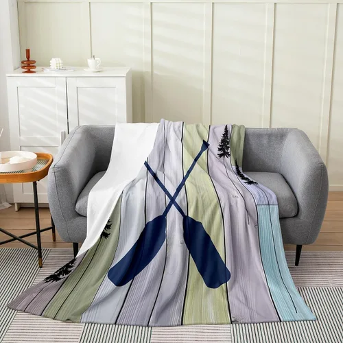 Miniatura 28 de Erosebridal American Flag Blanket 40x50 Army Green Camo Flannel Blanket for Bed Sofa Crib Bear Claw Hunting Theme Bedroom Decor Camoflage Camping