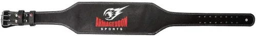 Miniatura 7 de ARMAGEDDON SPORTS Cinturón de cuero para levantamiento de pesas, cinturón acolchado de gimnasio de 6 pulgadas de ancho para hombres y mujeres