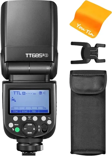 Godox Flash para cámara Sony TT685IIS TT685II-S 2.4G inalámbrico HSS GN60 Flash compatible con cámaras digitales Sony a9 a7 a7II a7III a7R III a7RII