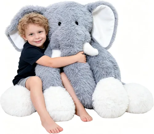 Miniatura 8 de Gorila gigante de peluche, juguetes de peluche grandes de gorila, juguetes de animales de la selva, animales de peluche jumbo esponjosos de 31
