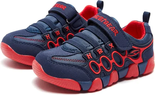 Miniatura 2 de Addshiny Boys Girls Lightweight Breathable Tennis Walking Sneakers Velcro Sport Athletic Trail Running Shoe for ToddlerLittleBig Kid