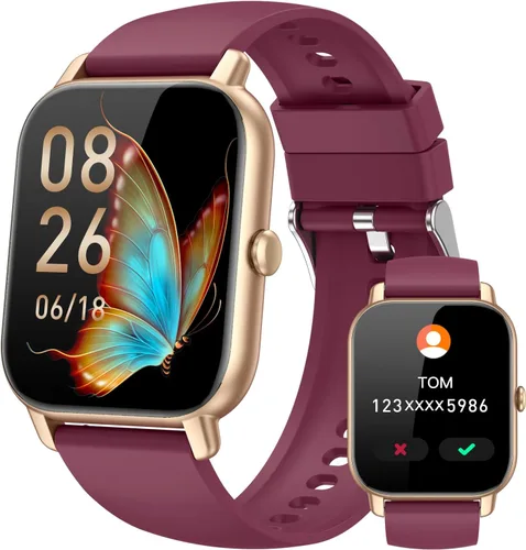 Miniatura 8 de Relojes inteligentes para hombres y mujeres, rastreador de actividad física con contador de actividad/monitor de sueño, reloj inteligente