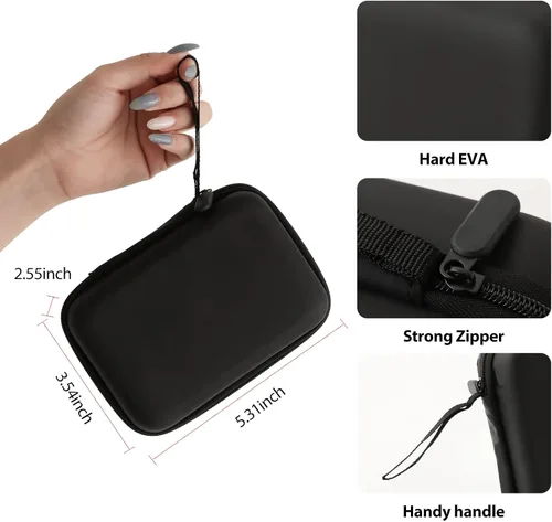 Miniatura 5 de Estuche para etiquetadora TUGUAI compatible con Phomemo D30 JADENS D110 NiiMbot D11 SUPVAN E10, organizador para etiquetadoras y cinta adhesiva