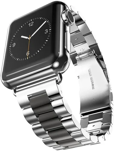 Miniatura 9 de Correas de metal compatibles con Apple Watch de 41 mm, 40 mm, 38 mm, correa de cadena de acero inoxidable elegante para mujeres iWatch Series Negro