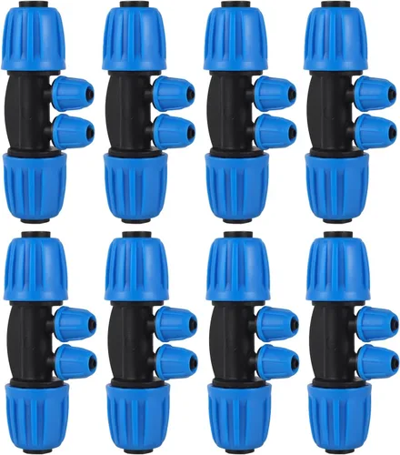 Miniatura 12 de 10 piezas de accesorios de acoplamiento de tubería de riego de 1/2 pulgada (1/2 pulgada de diámetro interior x 0.63 pulgadas de diámetro) tubos