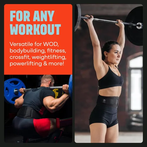Miniatura 6 de Mava Sports Cinturón de levantamiento de pesas para hombres y mujeres, cinturón de peso con cadena para dominadas, cinturón de levantamiento