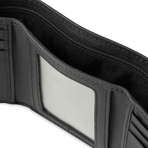 Miniatura 27 de Levi's Billetera triple para hombre, elegante y delgada, incluye ventana de identificación y tarjetero de crédito