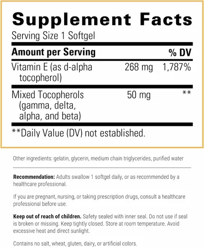 Miniatura 2 de Integrative Therapeutics Vitamina E - Suplemento antioxidante para apoyo a la salud cardiovascular* - Soporte cardíaco* - Sin lácteos y sin gluten