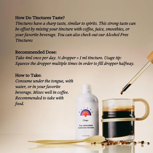 Miniatura 9 de Rainbo Paquete energético de hongos sin alcohol + rendimiento, hongo melena de león + cordyceps, tinturas diarias para apoyo inmunológico