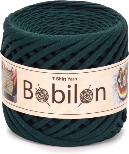 Miniatura 12 de Hilo de camiseta – 0.197-0.276 in – Cinta de punto para ganchillo, tejido, macramé, manualidades – 328.1 ft / 110 yardas – Hilo de algodón Apricot