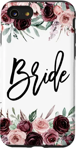 Miniatura 21 de Funda floral para iPhone 13 Bride for Future Mrs Wedding Bridal Shower
