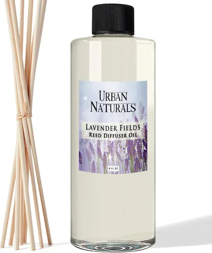 Miniatura 21 de Urban Naturals Recambio de aceite difusor de varillas ámbar y lavanda, lavanda relajante, ámbar cálido, aroma calmante para habitación, 4 onzas +