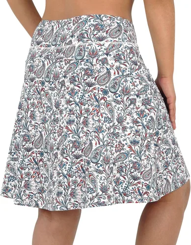 Miniatura 40 de ANIVIVO Faldas pantalón para mujer de 20 pulgadas de longitud a la rodilla, faldas deportivas de pickleball para tenis, golf y pickleball
