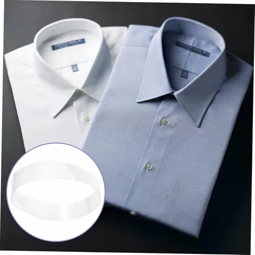 Miniatura 2 de BESTYASH Collar de plástico para hombre, 100 unidades de estancias de cuello para camisas para camisas de vestir