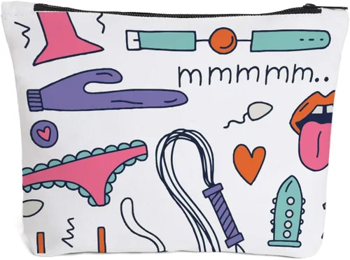 Miniatura 15 de Bolsa de cosméticos de maquillaje con cremallera podría ser maquillaje cosmético bolsa de viaje artículos de tocador Maquillaje Caso-Hoja