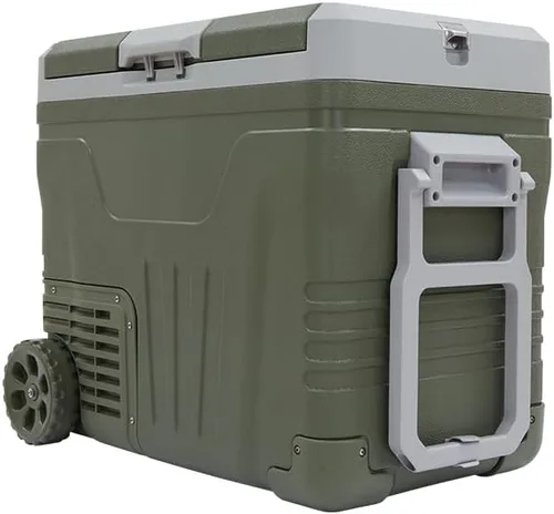 Refrigerador portátil de 12 V, enfriador eléctrico de 48 cuartos (45L) con 12/24 V CC y 110-240 V CA, -4 ℉ ~ 68 ℉, refrigerador de coche de doble