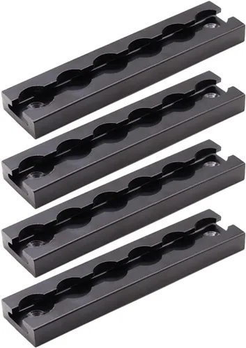 Miniatura 7 de Boxer L Tracks - Paquete de 4 pistas de 6 pulgadas, 2,200 libras de resistencia a la rotura, aluminio resistente, sistema de amarre