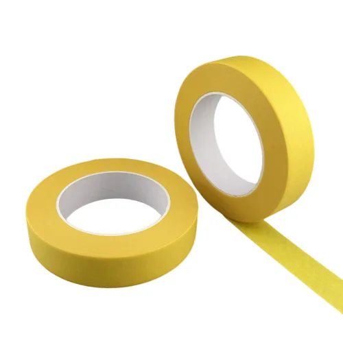 Miniatura 2 de Cinta adhesiva amarilla, 1 pulgada x 55 yardas, 2 rollos, cinta de pintores para pintura, hogar, oficina, papelería escolar, artes, manualidades