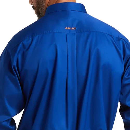 Miniatura 4 de Ariat Camisa de sarga con logotipo del equipo para hombre