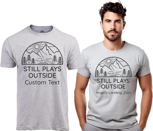 Miniatura 3 de Camiseta de senderismo Still Plays Outside Divertida camiseta para excursionista, camping, campista, al aire libre, hombres y mujeres