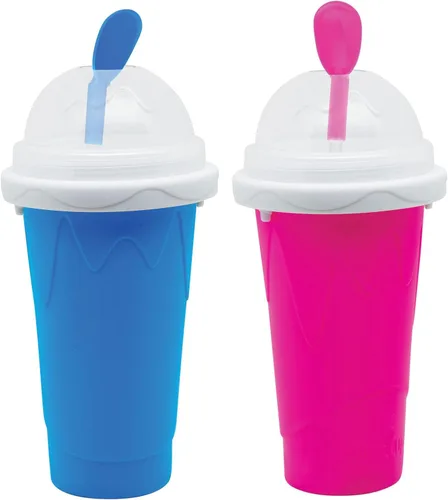 Miniatura 12 de Taza para Hacer Granizados, Fabricante de Tazas de Granizado, Taza para Jugo de Cola y Leche con Exprimidor, Taza Mágica de Congelación Rápida, Taza
