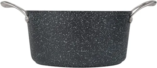 Miniatura 6 de MasterPan Sartén de aluminio fundido ultra antiadherente, 9.5 pulgadas, serie Granite