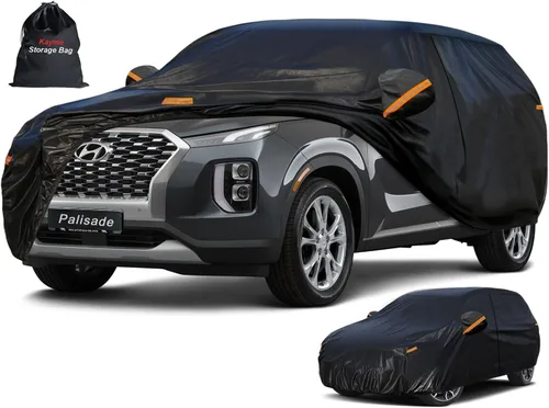 Miniatura 78 de Kayme - Cubierta completa impermeable de 7 capas para Honda Civic Sedán/Coupé (1991-2024), apta para todo clima, protección p/exteriores contra