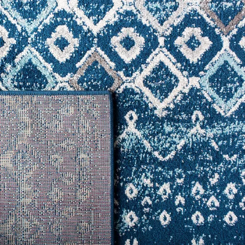 Miniatura 68 de SAFAVIEH Amsterdam Collection Alfombra Decorativa - 2.3 pies x 4 pies, Negro & Multi, Diseño Marroquí Bohemio, Sin Desprendimiento y Fácil Cuidado