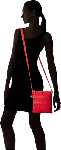 Miniatura 6 de Kipling Keiko - Mini bolso cruzado para mujer, bolso ligero ajustable, correa de hombro duradera, rojo rojo, Rojo (red rouge)