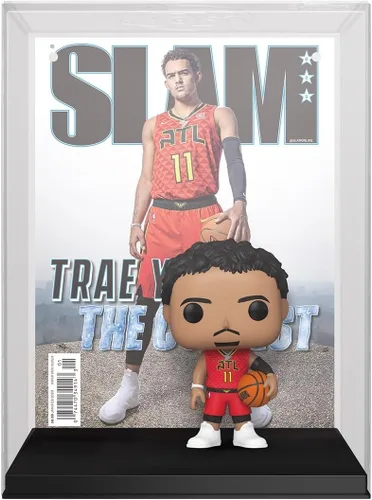 Miniatura 2 de Funko Pop! NBA Cover: Slam – Trae Young – Figura de vinilo coleccionable – Idea de regalo – Producto oficial – para niños y adultos – aficionados al