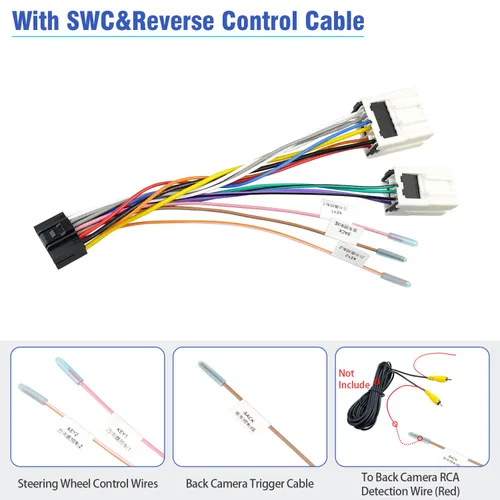Miniatura 6 de Arnés de cable de radio para conector estéreo Nissan, compatible con Altima Frontier Xterra Murano Armada Pathfinder Quest Infiniti Titan 10Pin 6Pin