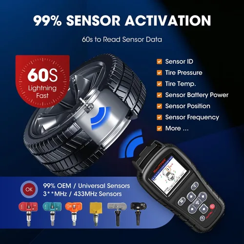 Miniatura 5 de Autel MaxiTPMS TS408S PRO TPMS Herramienta de programación: 2026 Ver. Igual que TS501 Pro 508WF MX808TS MK808TS MP900TS Herramienta