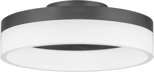 Miniatura 5 de Quoizel Cohen - Lámpara de techo redonda semiempotrada, bronce aceitado, luz LED moderna colgante integrada para pasillo, cocina, dormitorio o baño