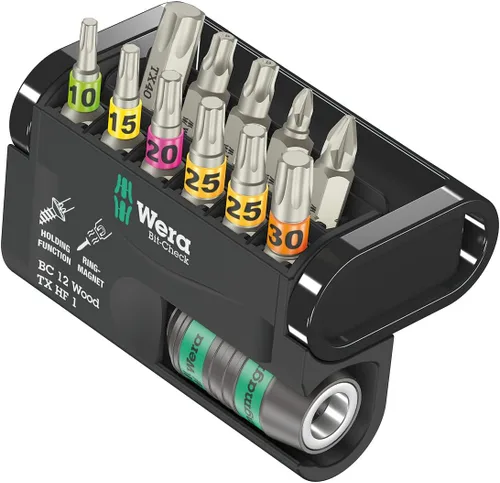 Miniatura 16 de Wera - 05057778001 - Juego de brocas, Bit-Box 20 TX HF, TX 0.984 x 0.984 in, 20 piezas Multi