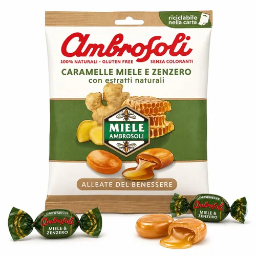 Miniatura 9 de Ambrosoli Caramelo de anís hecho en Italia – Caramelo duro de anís envuelto individualmente – Caramelos italianos "Fior d'Anice" (5.29 oz 5.29 oz)