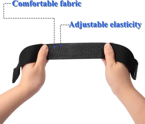 Miniatura 5 de Gejoy 6 correas elásticas ajustables para las piernas, correas elásticas ajustables para el tobillo, correa de seguridad para equitación, pesca