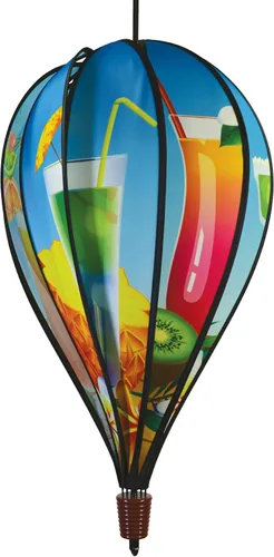 Miniatura 11 de In the Breeze 0995 Batik Quilt Hot Air Balloon Spinner, 10 paneles