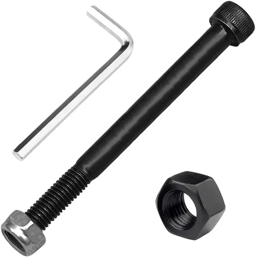 Miniatura 9 de Eje Pro Scooter M8 0.315 in X 1.102 in-5.118 in Tamaño múltiple 12.9 Grado Acero al carbono para rueda delantera trasera Freestyle Scooter Grinds