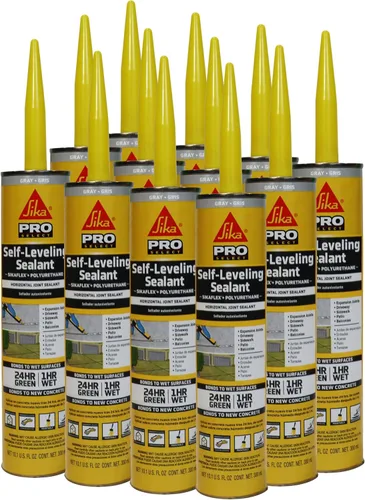 Miniatura 12 de SIKA Sikaflex - Sellador autonivelante, poliuretano gris, curado rápido, para juntas de expansión de hormigón, impermeable, pintable, rellena