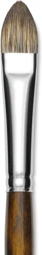 Miniatura 9 de Silver Brush Limited 26104 Monza Cats - Pincel de lengua para pinturas al óleo y acrílicas, tamaño 4, mango largo