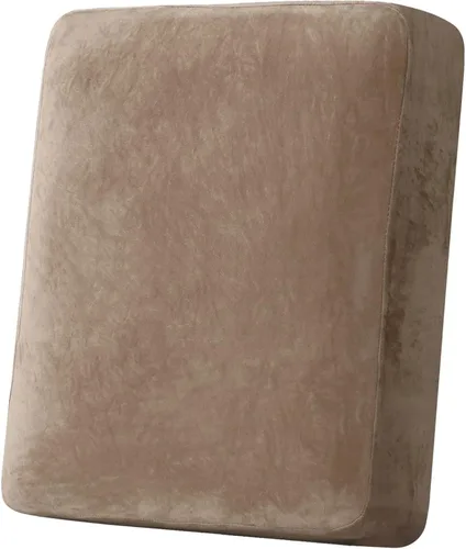 H.VERSAILTEX Funda de cojín elástica de terciopelo para sofá, funda de cojín suave para silla, protector de muebles para cojín de asiento, funda
